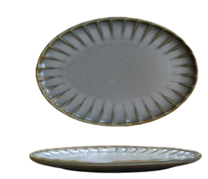 Olive- Oval Plate 30 X 21 X 4cm -