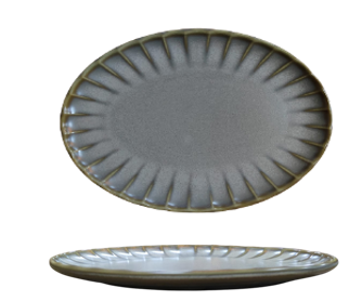 Olive- Oval Plate 30 X 21 X 4cm -
