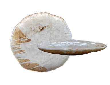 Rustic Sand- Flat Plate 26.5 x 2.8cm