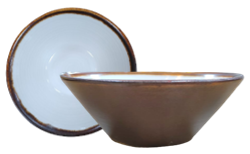 White Sand- conical bowl 14cm x H5cm