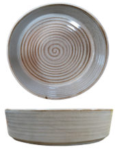 Sol- deep bowl 20.8cm x H: 5.8 cm