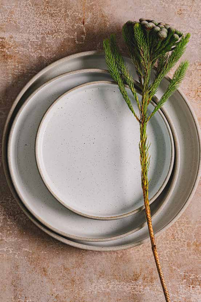 Speckled White- Coffee / Tea Saucer