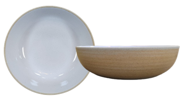 Speckled White- Deep Coupe Bowl 20 cm