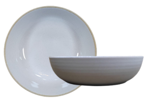 Speckled White -Deep Coupe Bowl 17 cm