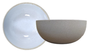 Speckled White- Deep Coupe Bowl 14.4 cm