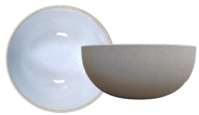 Speckled White Deep Coupe Bowl 14.4 cm