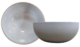 Speckled White- Deep Coupe Bowl 12 cm