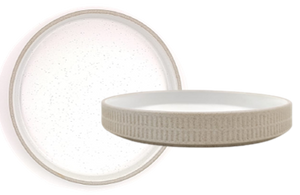 Speckled White -Walled Plate 26 cm