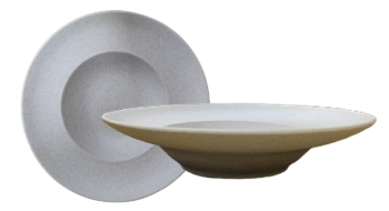Sandstone- Rimmed Bowl 17.5 x H:3 cm