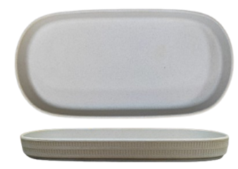 Sandstone-Oval Plate 29.4x13.5xH2.6cm