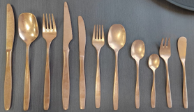 Vintage Copper- Dessert Knife