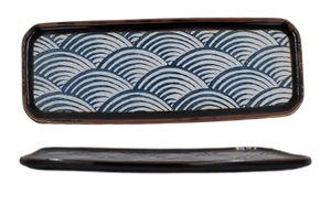 Waves- Rectangular Plate 38x11x2cm