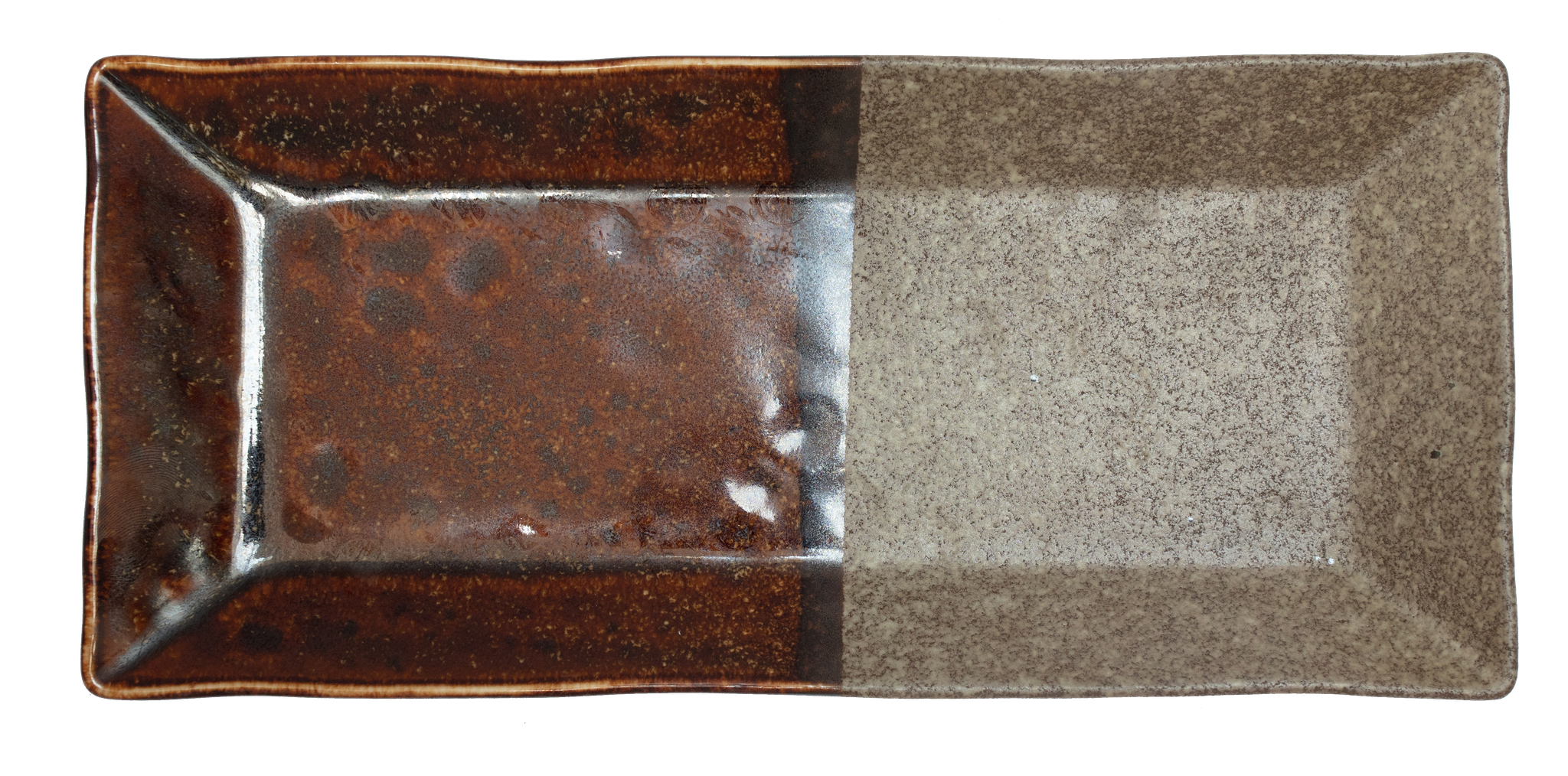 Forest Brown- Rectangular Platter 27 x 12cm