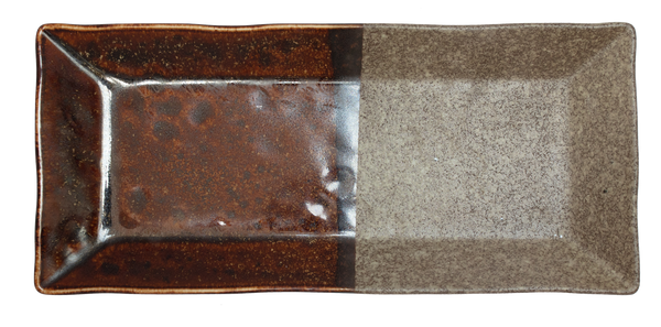 Forest Brown- Rectangular Platter 27 x 12cm