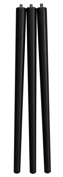 Matt Black Champagne Cooler with Stainless Steel Stand