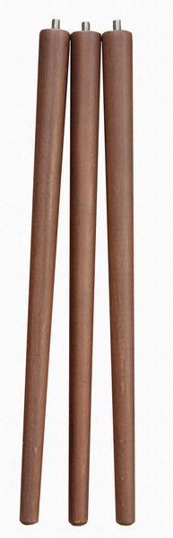 Wooden Legs Stand - Walnut Wood - Pack of 3 - Studio1765