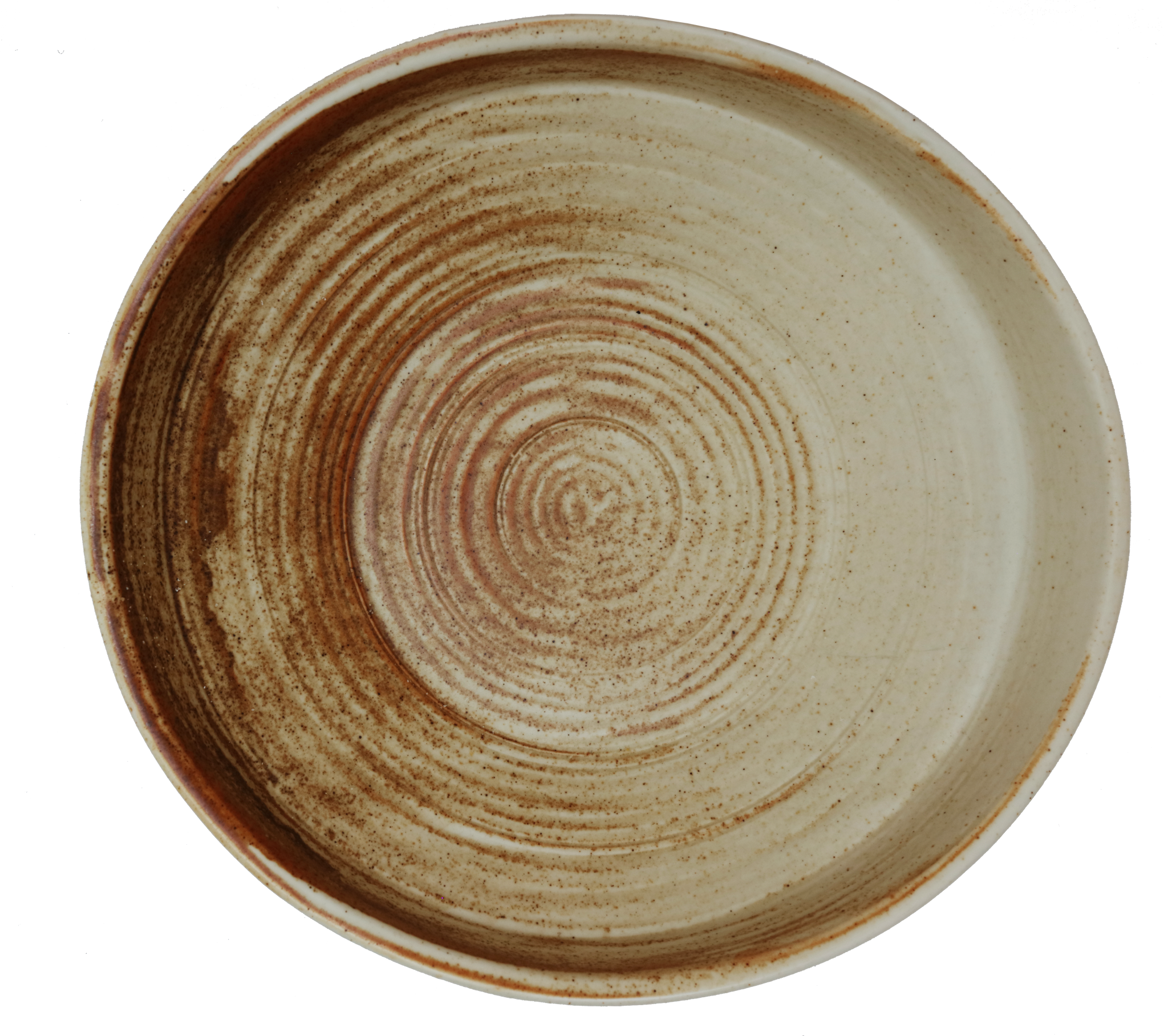 Sand- Irregular Deep Bowl 25.5 x 23.5 x 5.5cm