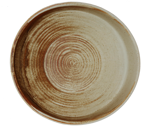 Sand- Irregular Deep Bowl 25.5 x 23.5 x 5.5cm