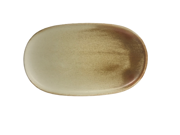 Sand Oval Plate 30 x 18 x 2cm