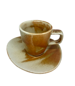 Sand- Espresso Cup & Espresso Saucer 100ml