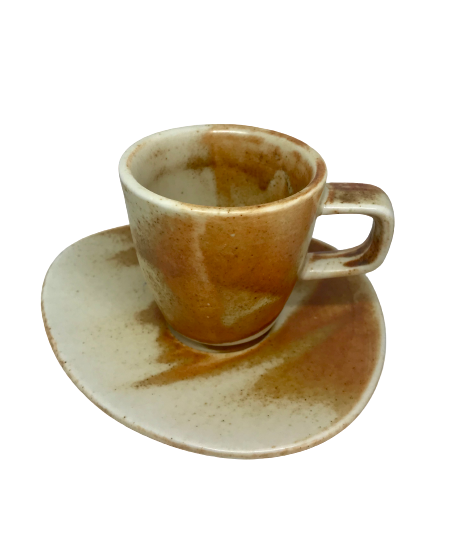 Sand- Espresso Cup & Espresso Saucer 100ml