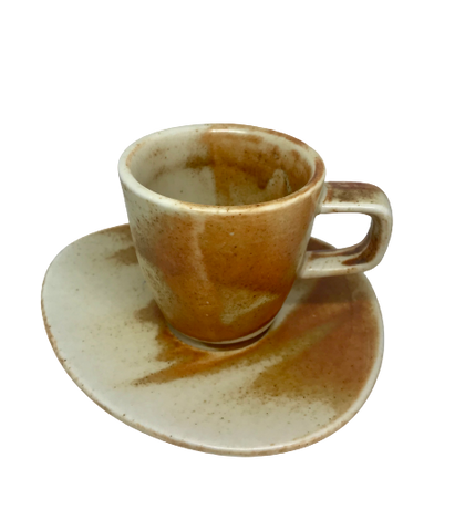 Sand- Espresso Cup & Espresso Saucer 100ml