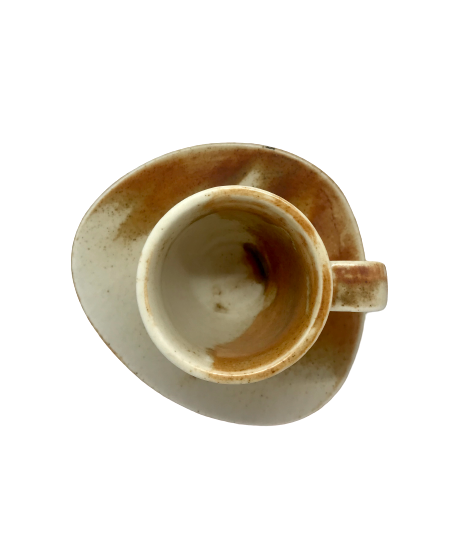 Sand- Espresso Cup & Espresso Saucer 100ml