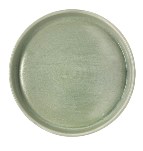Jadite -Walled Plate 18 x 3cm