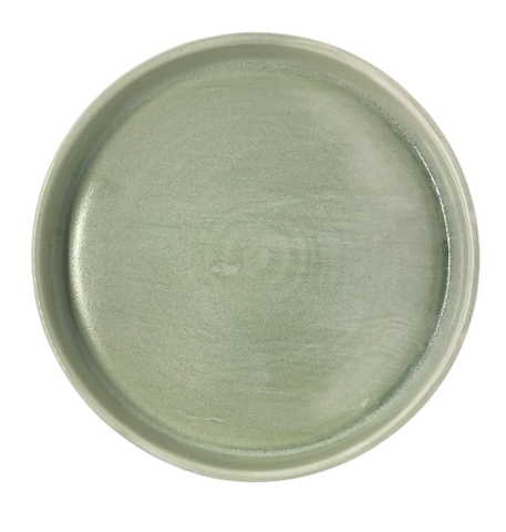 Jadite -Walled Plate 18 x 3cm