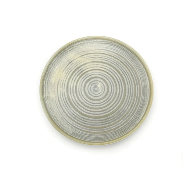 Olive Walled Plate Ø25.5 x 3.3cm