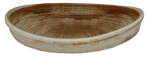 Sand- Irregular Deep Bowl 25.5 x 23.5 x 5.5cm