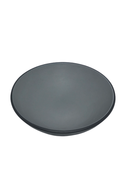 Melamine Two tone Grey & Black Matt- Bowl 11cm  H 6.4 cm