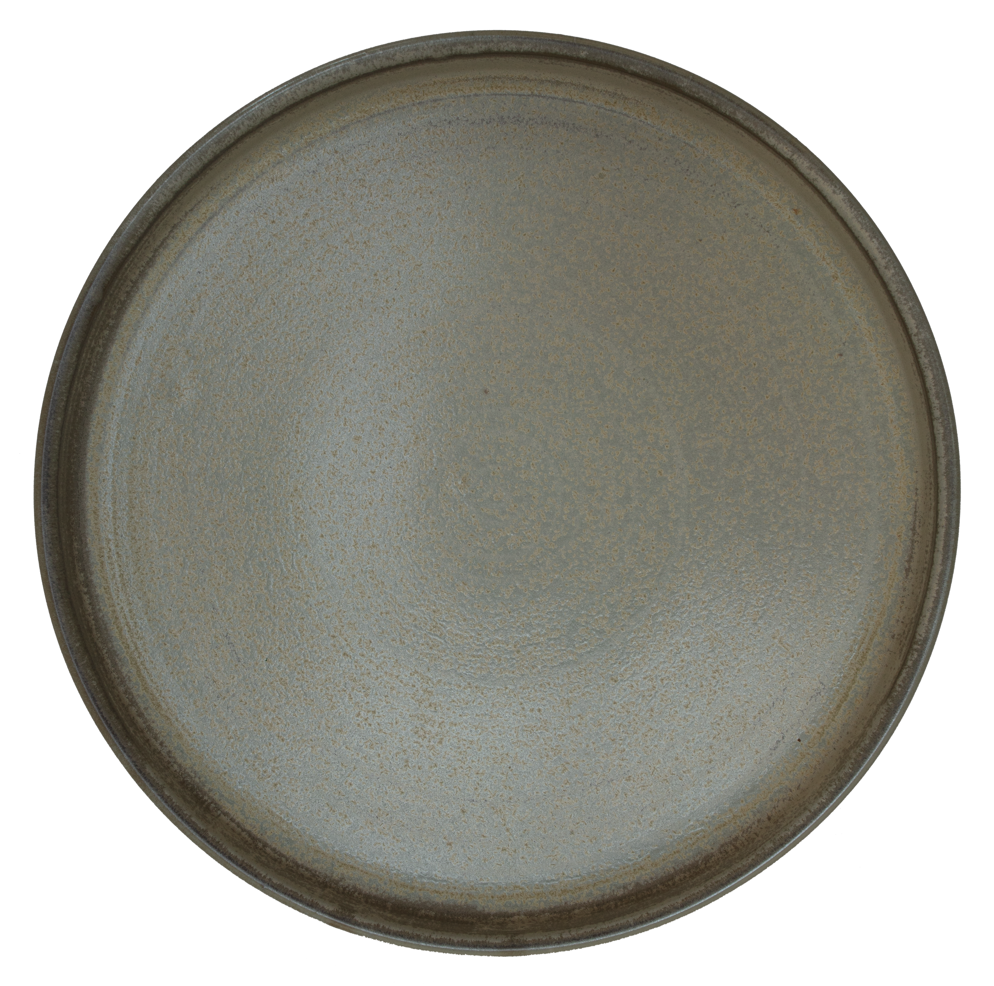 Olive- Walled Plate 18 x 3cm