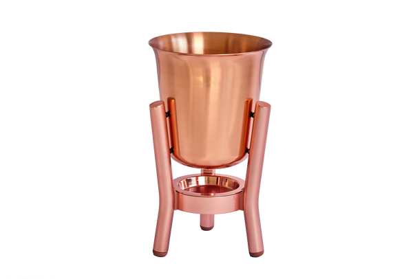 100% Copper Champagne Cooler with Copper Stand