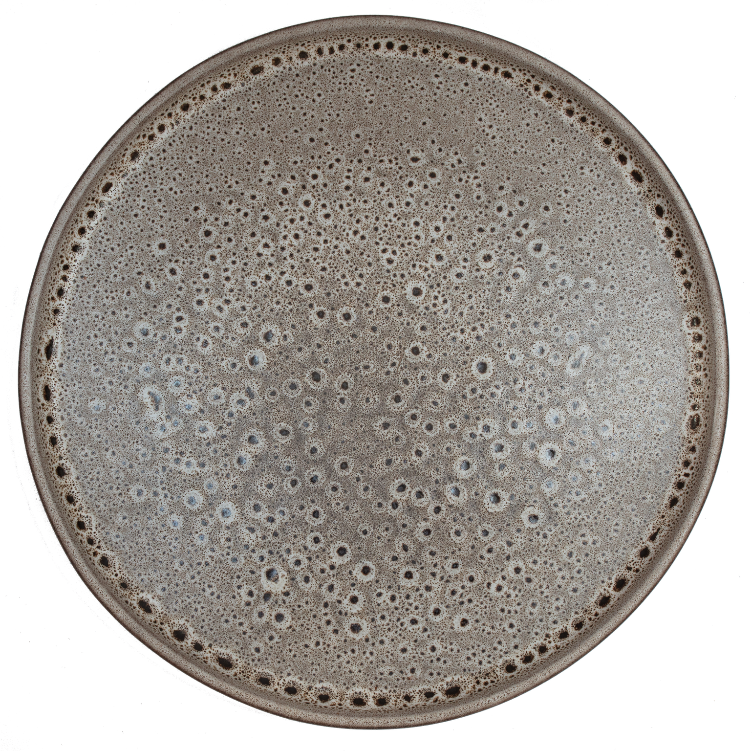 Moonlight Grey- Walled Plate 31cm