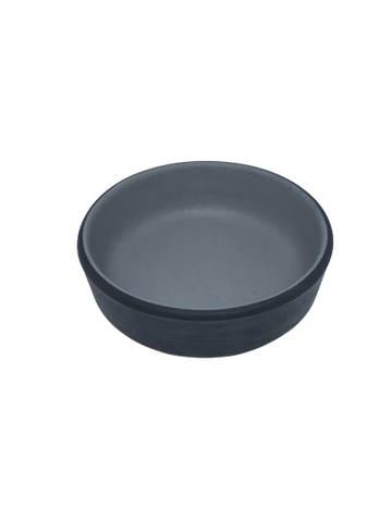 MelamineTwo tone Grey & Black Matt- Dish 5,5  x 2,7 cm - new size