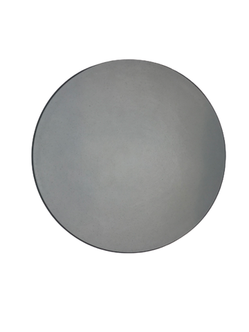 Melamine Two tone Grey & Black Matt-Plate, 26 cm