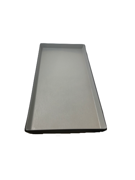 Melamine Two tone Grey & Black Matt - Rectangular tray - 24,9 x 12,2 x 2 cm