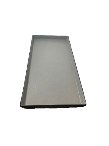 Melamine Two tone Grey & Black Matt -  Rectangular tray - 32,6 x 15 x 2 cm
