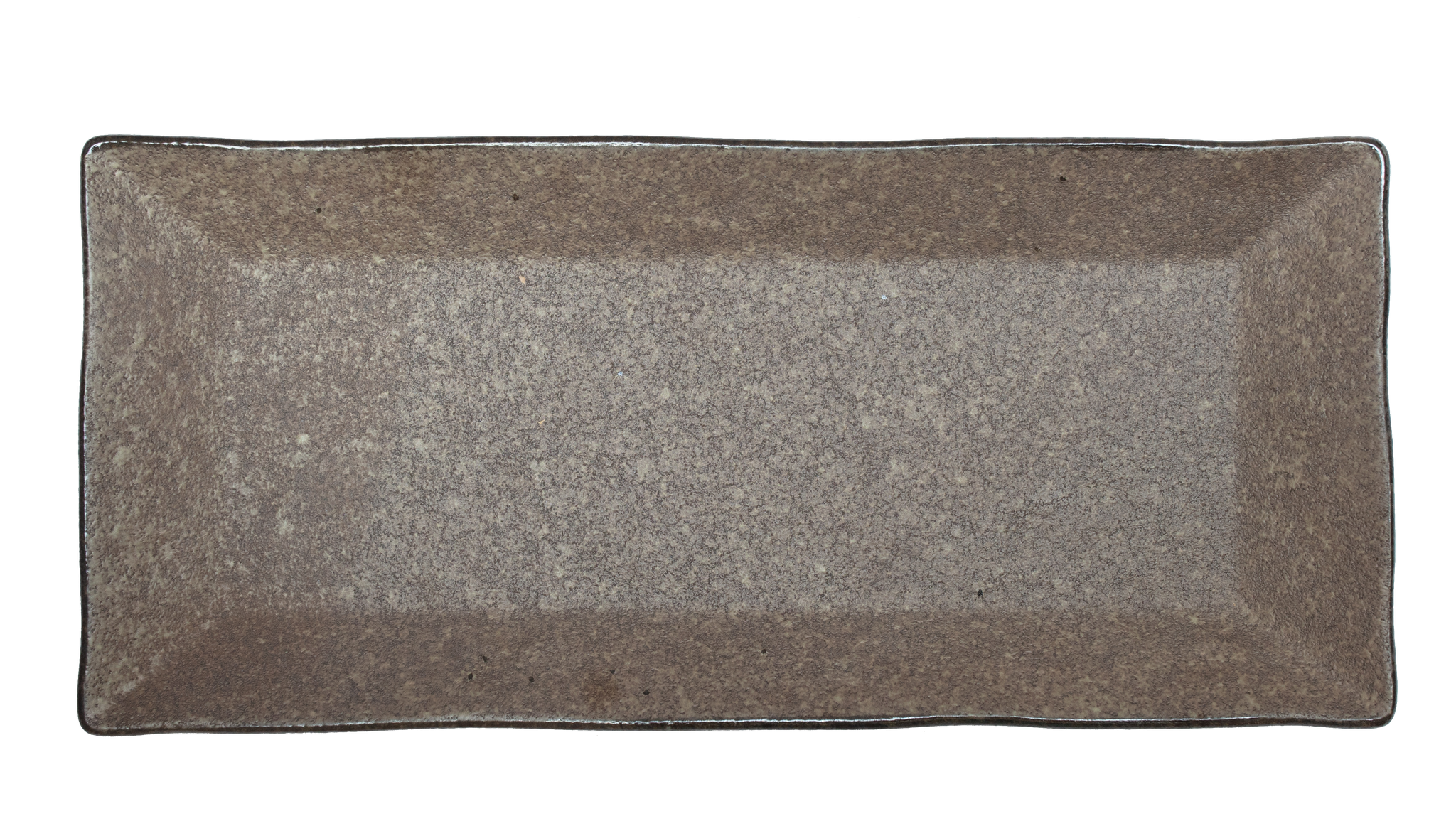 Earth Dark Brown-Rectangular Platter 27cm x 12cm